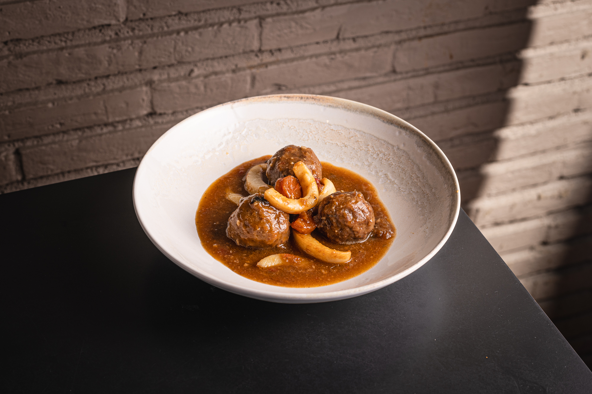 Albóndigas de presa Joselito y sepia